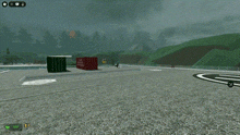 a screenshot of a video game showing a helicopter landing on a runway