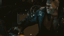 Typing Placide GIF - Typing Placide Cyberpunk2077 GIFs