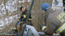 Rescuing Aperson Kelly Severide GIF - Rescuing Aperson Kelly Severide Taylor Kinney GIFs