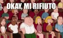 Peter Griffin Rassegnato Rassegnata Rassegnarsi Mi Arrendo Mi Rifiuto Basta Okay GIF - I Give Up Family Guy I Refuse GIFs