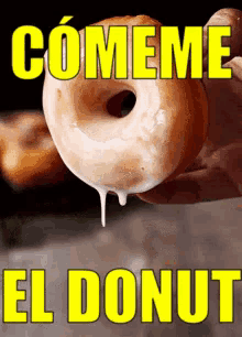 Dona Goteando GIF - Comeme El Donut Dona GIFs