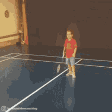 nadya badminton playing