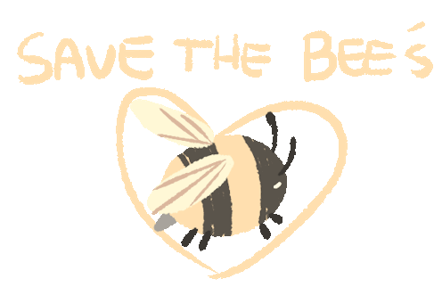 Bee Save The Bees Sticker - Bee Save The Bees Love Stickers
