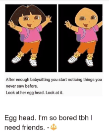 Dora The Explorer Dora With No Hair GIF - Dora The Explorer Dora With No Hair GIFs