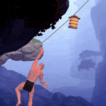 Adgac A Difficult Game About Climbing GIF - Adgac A Difficult Game About Climbing Lanterns GIFs