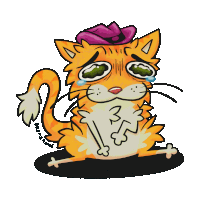 a drawing of a cat with the words hold me please written below it