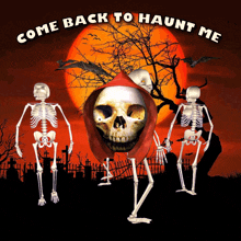 Come Back To Haunt Me GIF - Come Back To Haunt Me Skull GIFs