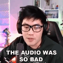 the audio was so bad ryan higa higatv the sound was so bad the audio was not good