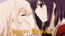 Anime Kiss GIF - Anime Kiss Hop On GIFs