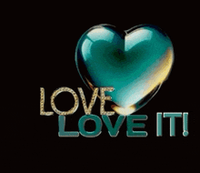 Love Love It Love Love It With Teal Heart GIF - Love Love It Love Love It With Teal Heart Love It GIFs
