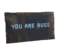 You Are Bugs 3 Body Problem Sticker