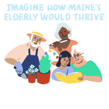 imagine how maines elderly would thrive if the rich contributed what they owe us taxes elderly class