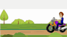 Motorcycle Animation GIF - Motorcycle Animation Going In Circles GIFs