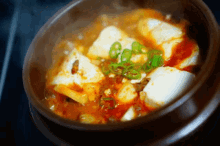 순두부찌개 보글보글 끓다 끓는 뚝배기 한식 GIF - Soft Tofu Stew Boiling Korean Food GIFs