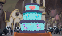 Out Of The Cake! GIF - Mlp Entrance Surprise GIFs