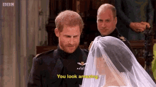 prince harry meghan markle speaking royal wedding you look amazing