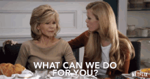 What Can We Do For You Grace And Frankie GIF - What Can We Do For You Grace And Frankie Season1 GIFs