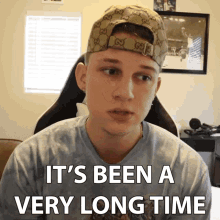 Its Been A Very Long Time Conner Bobay GIF - Its Been A Very Long Time Conner Bobay Its Been Forever GIFs