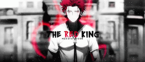 Mikoto Black Boy Red King Red Thinking Red Hair Brown Eyes Anime  dark HD wallpaper  Peakpx