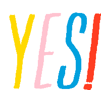 Yes Changing Colors Sticker - Yes Changing Colors Stickers