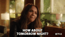 How About Tomorrow Night Lesley Ann Brandt GIF