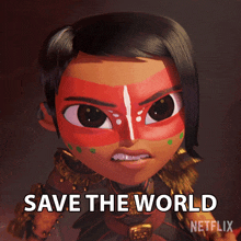 save the world maya zoe saldana maya and the three protect the earth