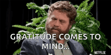 think focus concentrate serious zack galifianakis