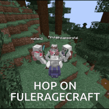 Fuleragecraft Minecraft GIF - Fuleragecraft Minecraft Hop On Minecraft GIFs