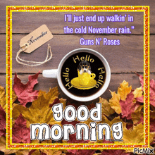 Good Morning November GIF - Good Morning November November GIFs