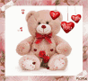 Teddy Bear Teddy Bear Love GIF - Teddy Bear Teddy Bear Love Red Rose GIFs