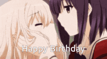 Happy Birthday Anime Girl GIF - Happy Birthday Anime Girl Kiss GIFs