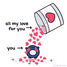 All My Love For You Lots Of Love GIF - All My Love For You Lots Of Love Can Of Hearts GIFs