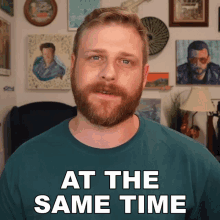 At The Same Time Grady Smith GIF - At The Same Time Grady Smith Simultaneously GIFs