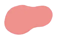 a pink sticker that says " thank you " on it