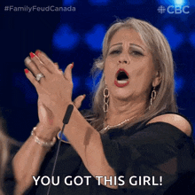 Cheering Family Feud Canada GIF - Cheering Family Feud Canada You Can Do It GIFs
