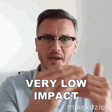 Very Low Impact Mike Koziol GIF - Very Low Impact Mike Koziol Biznessrebel GIFs