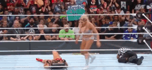 Ronda Rousey The Queen GIF - Ronda Rousey The Queen Charlotte Flair GIFs