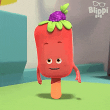 Hi Sherry Pop GIF - Hi Sherry Pop Blippi Wonders - Educational Cartoons For Kids GIFs