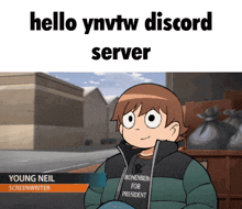 Young Neil Hello Ynvtw Discord Server GIF - Young Neil Hello Ynvtw Discord Server GIFs