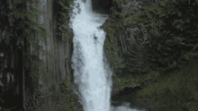 falling down red bull waterfall kayaking rapids