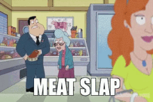 Meat Slap American Dad GIF - Meat Slap American Dad GIFs