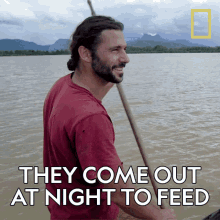 They Come Out At Night To Feed Hazen Audel GIF - They Come Out At Night To Feed Hazen Audel Primal Survivor GIFs