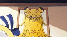 a cartoon drawing of a tiger with a beard