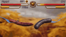 Sausage Sword Fight GIF - Sausage Sword Fight Meat Bat GIFs