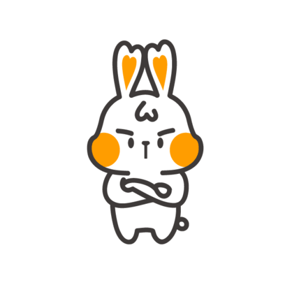 White Rabbit Sticker - White Rabbit Angry Stickers