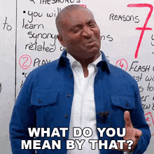 What Do You Mean By That Jamesesl English Lessons GIF - What Do You Mean By That Jamesesl English Lessons James Engvid GIFs
