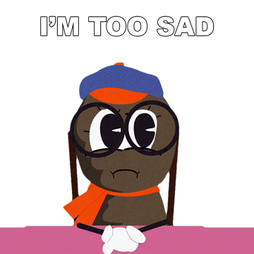 Im Too Sad South Park Sticker - Im Too Sad South Park S4ep17 Stickers