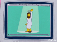 Dancing Jesus The Simpsons GIF - Dancing Jesus The Simpsons Jesus GIFs