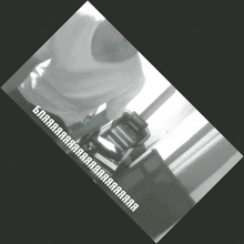 a black and white photo of a person with the words " blaaaa " on the bottom