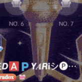a gold microphone with the number 6 and 7 written on it